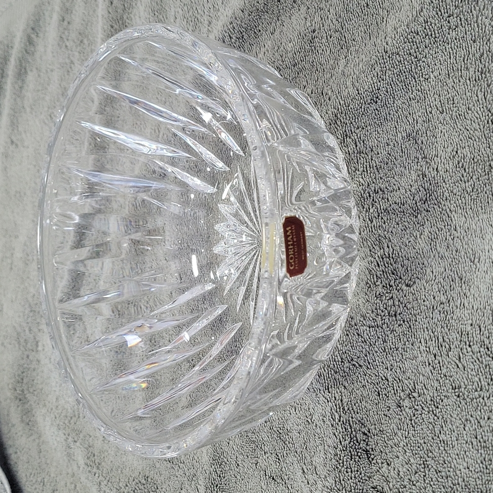 Gorham Full Lead Crystal 8.5" Bowl!!!